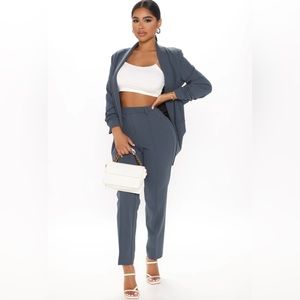 Two piece blazer pant set